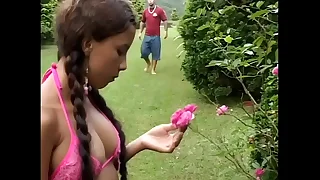 Tattoed fellow persuaded innocent looking brunette damsel from Brazil Sol De Verao nearby try Italian shape on the squealer