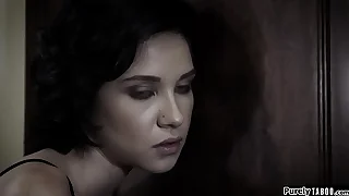 18yo baby sitter fucked indestructible by her boss